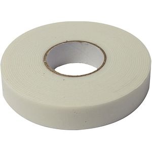 Banda dublu adeziva buretata ENTAC, 19 mm x 2 m, alb