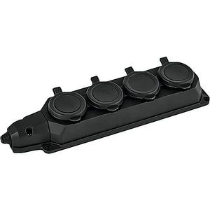 Priza mobila STARKE ST01435, aparent, exterior, 16A, IP44, negru