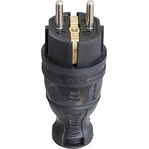 Stecher shuko STARKE ST01430, 16A, IP44, negru