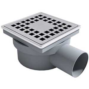 Sifon pardoseala antimiros, verical, D50, M10, PP, gri