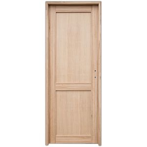 Usa interior Althea, fara geam, dreapta, lemn masiv, 88 x 205 cm, maro