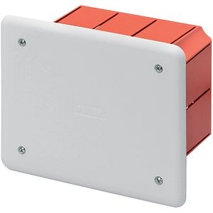 Doza derivatie GEWISS GW48003DY, incastrat, 118 x 96 x 70mm, alb