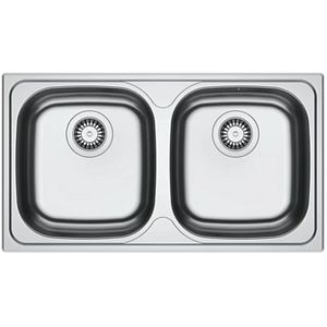 Chiuveta bucatarie FRANKE SKN 620/78, 2 cuve, inox, argintiu