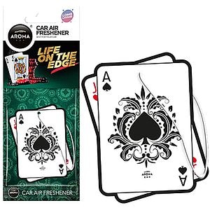 Odorizant auto AROMA CAR Life On The Edge, black