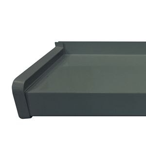 Capete glaf Exterior, Gri, PVC, 16,5 cm  BRAVO