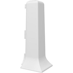 Coltar exterior VILO Linela 401, PVC, 8 cm, 2 bucati, alb