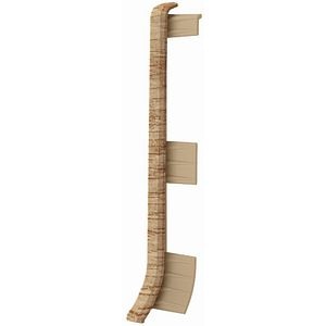 Terminatie stanga-dreapta VILO Linela, PVC, 8 cm, 2 bucati, stejar