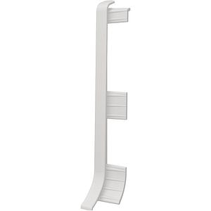 Terminatie stanga-dreapta VILO Linela 413, PVC, 8 cm, 2 bucati, gri deschis