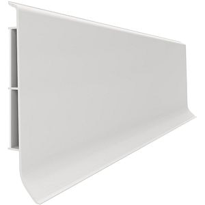 Plinta parchet VILO Linela, PVC, 200 x 8 x 1.6 cm, gri deschis