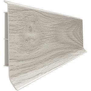Plinta parchet VILO Linela 409, PVC, 200 x 8 x 1.6 cm, stejar melton