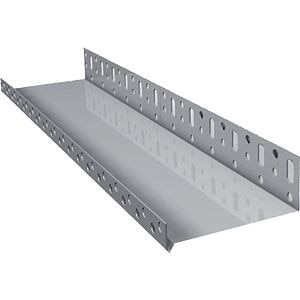 Profil soclu, 0.5 x 153 mm, 2 m, aluminiu, gri, 10 buc