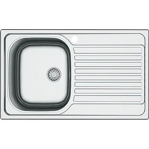 Chiuveta bucatarie Jabiri, 1 cuva, picurator reversibil, 86 x 50 cm, inox