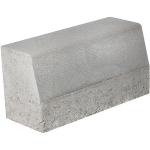 Bordura tesita F15 PETRA PAVAJE, beton, 50 x 20 x 25 cm, gri