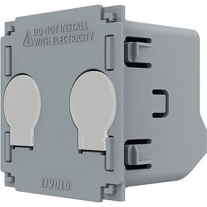 Modul intrerupator dublu cap-scara LIVOLO, 5A, gri