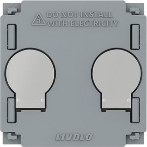 Modul intrerupator dublu tactil LIVOLO, 5A, gri