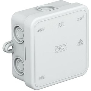 Doza derivatie OBO, aparent, IP55, 75 x 75 x 36mm