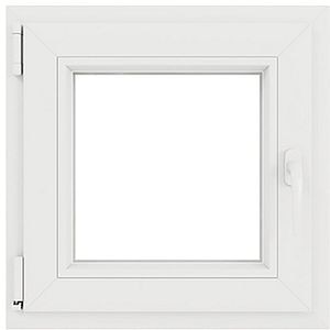 Fereastra termopan PVC, alb, 4 camere, 56 cm x 56 cm, Stanga, Simpla deschidere