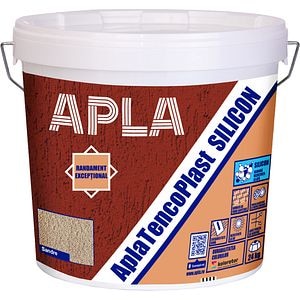 Tencuiala decorativa Apla Tencoplast silicon BO1.5 Sandre, 24Kg