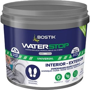 Membrana hidroizolanta Bostik Waterstop, gri, 1 kg