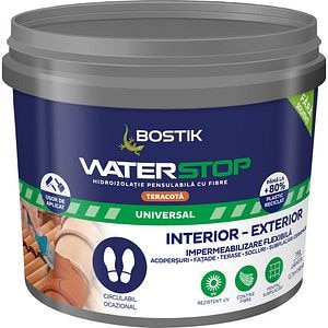Membrana hidroizolanta Bostik Waterstop, teracota, 1 kg