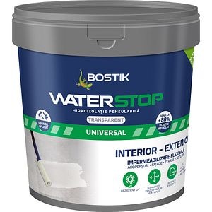 Membrana hidroizolanta Bostik Waterstop, transparent, 4 L