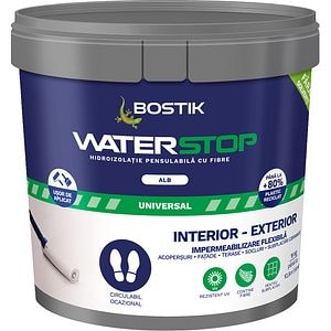 Membrana hidroizolanta Bostik Waterstop, alb, 5 kg
