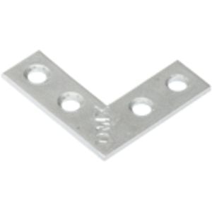Coltar plat DMX, 30 x 30 x 10 x 1, 5 mm, otel, 4 buc