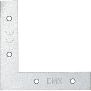 Coltar plat DMX, 75 x 75 x 15 x 1, 2 mm, otel zincat