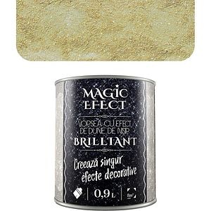 Vopsea cu efect de dune de nisip Magic Effect Brilliant C08, pensula inclusa, bronz, 0.9L