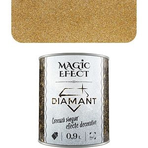 Vopsea cu efect de dune de nisip Magic Effect Diamant C04, pensula inclusa, auriu, 0.9L