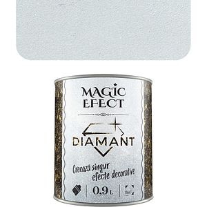 Vopsea cu efect de dune de nisip Magic Effect Diamant C05, pensula inclusa, alb, 0.9L