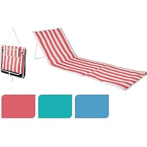 Patura plaja cu suport spatar, poliester, 53 x 153 cm, diverse culori