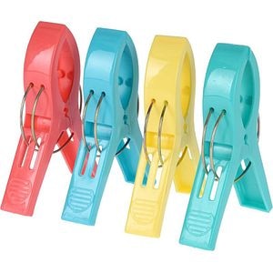 Set cleme prosop, 4 buc, multicolor