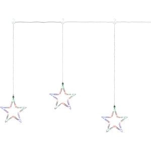 Ghirlanda luminoasa stele, iluminare color