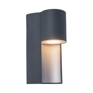 Aplica de exterior LUTEC Urban, GU10, 7W, IP54, gri inchis
