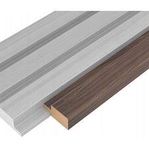 Profil inchidere riflaj AGT Walnut, MDF, 3.8 x 280 cm, maro