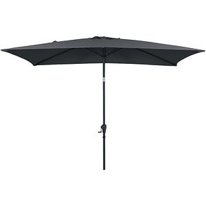 Umbrela gradina inclinabila GOODHOME Kasane, 3 x 2 m, UPF30, deschidere tip manivela, aluminiu si poliester, negru