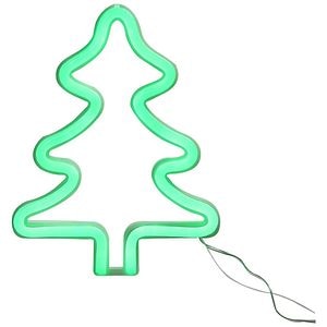 Decoratiune LED Brad, 19 cm