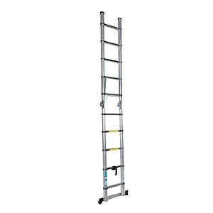 Scara telescopica aluminiu Micul Fermier, dubla, 10 trepte, 2 tronsoane, 3.2m