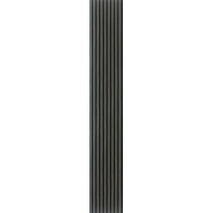 Panou riflaj pentru pereti si tavane Veltadoors, 60 x 260 cm, 1.56mp, MDF, negru 