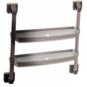 Etajera baie dubla NIKIPLAST-M 03396, PVC, alb