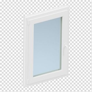 Fereastra termopan PVC, alb, 4 camere, 76 cm x 116 cm, Stanga, Simpla deschidere