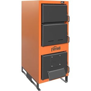 Cazan combutibil solid FERROLI Jar 23FWB35, 35Kw, 96.9 x 56 x 129.4 cm