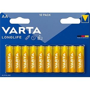 Baterii alcaline VARTA Longlife Power AA, 10 bucati