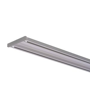 Set sina aluminiu dubla, 2.4 m, alba si accesorii