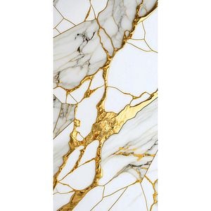 Gresie interior/exterior Brumoso, portelanata, alb-auriu, 60 x 120 cm, 9 mm, PEI 3, 1.44 mp/cutie