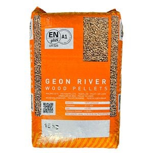 Peleti din lemn de rasinoase, 15 kg  Geon River