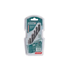 Set burghie pentru metal TOTAL HSS, 8 bucati