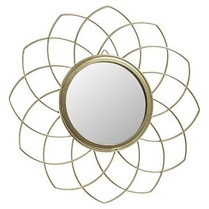Oglinda decoratica HZ2001330, 26cm, auriu