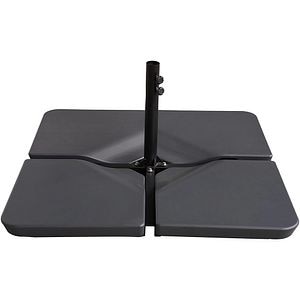 Suport umbrela GOODHOME Praden, 9 x 53.4 cm, 35kg,  plastic, negru